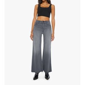 MOTHER Tomcat Roller Fray Hem Jeans in Dancing In The Moonlight Size 32